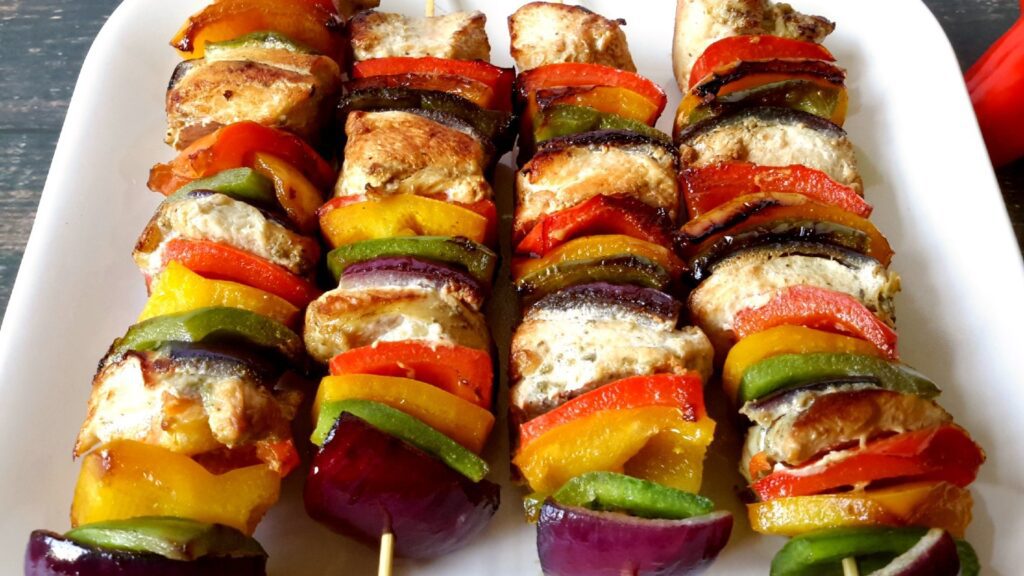 Grilled Chicken Kebabs