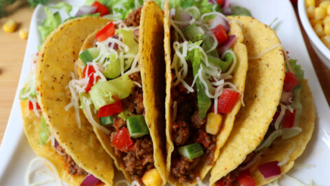 Ground Beef Tacos - The Treats of Life
