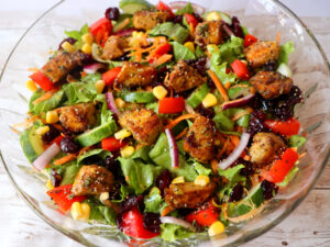 Chicken Cranberry Salad#thetreatsoflife.com