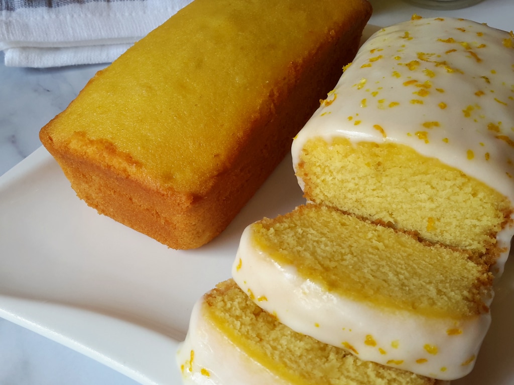 Orange Sponge Loaf Cake
