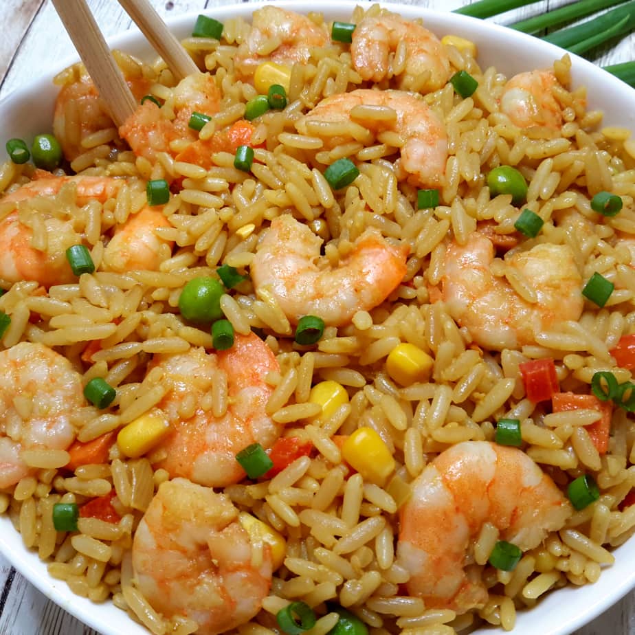 Shrimp Fried Rice - The Treats of Life
